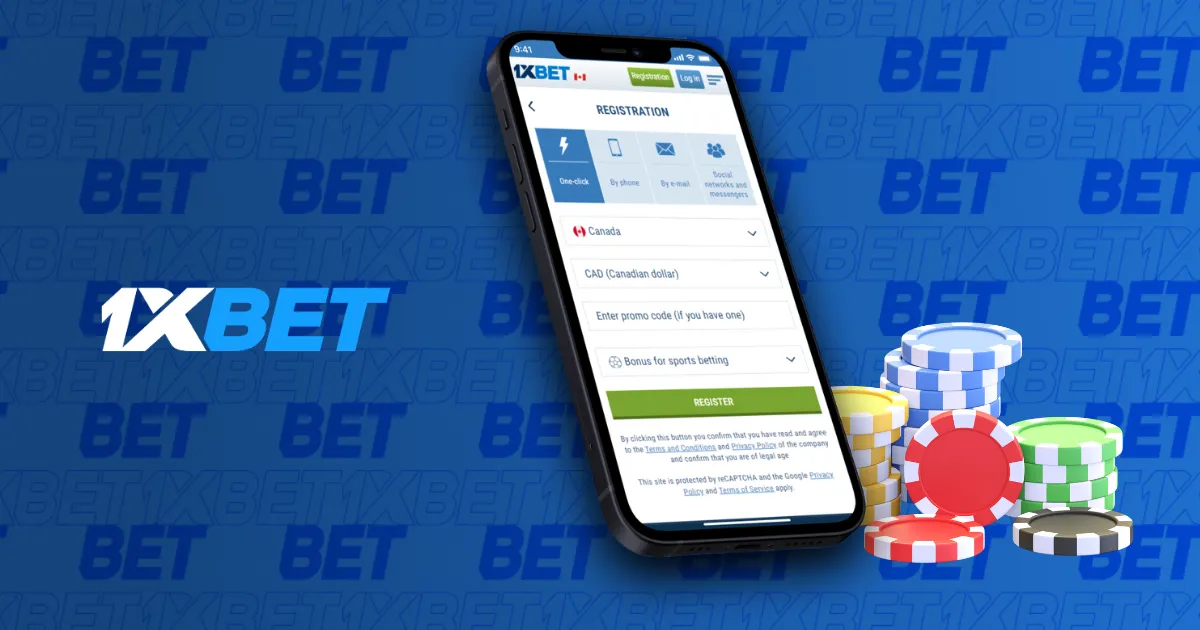 Registering an Account on the 1xBet App